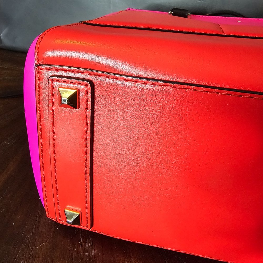 Kate Spade Large Beau Bag in Pink Red - Picture 5 of 10
